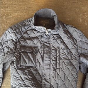 Men's Navy Blue  Quilted Jacket